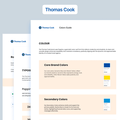 Thomas Cook India Design System